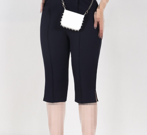 شلوارک پارچه ای کاپری بغل چاک 4772